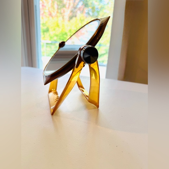 Vintage Mohawk USA Amber Vanity Mirror – Retro Mid-Century Style - Picture 4 of 11